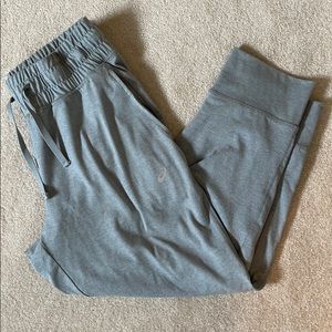 ASICS grey jogger pants size small